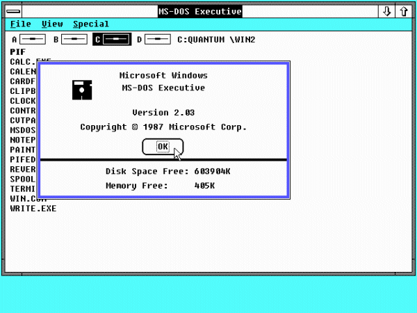 Windows 2.0 - Screenshot 2