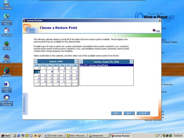 Windows ME - Screenshot 1